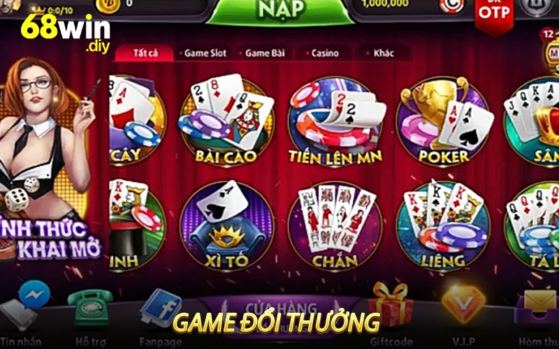 Game đổi thưởng tại 68win
